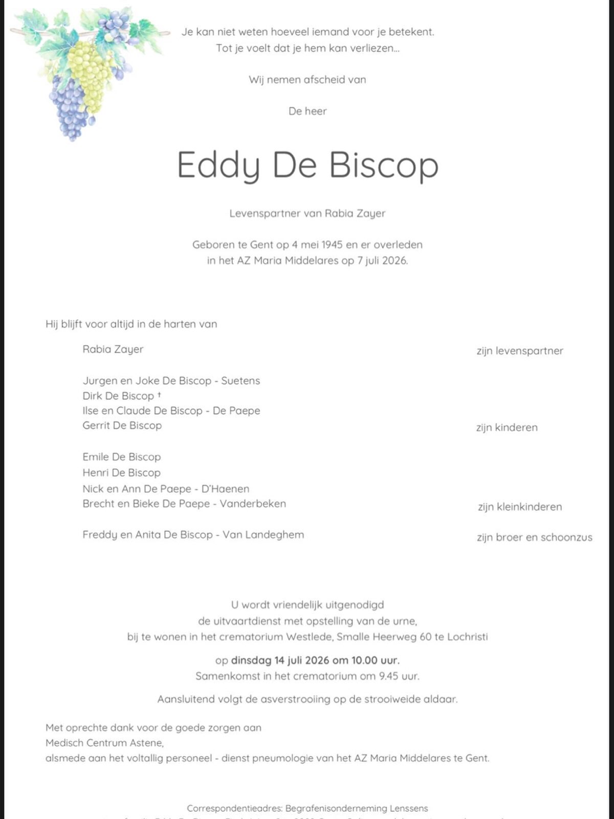 Op zeven juli namen we afscheid van Eddy De Biscop. Eddy was jarenlang één van de drijvende krachten van onze club, en was een echte doe het al-man. Niets was hem te veel, en onvermoeibaar zijn energie. De laatste jaren had hij het moeilijker met de gezondheid. Nu is hij van ons heengegaan maar wij blijven aan hem denken 💛🖤. Sterkte aan de familie.